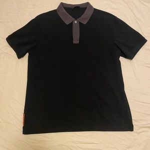 Black Prada polo shirt